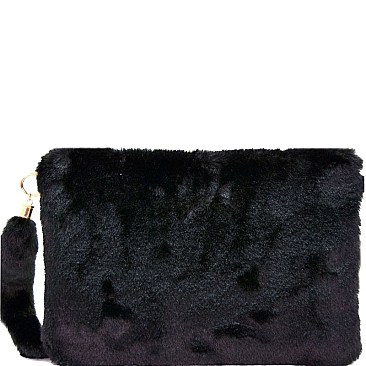 PPC5582-LP Faux-Fur Large Clutch