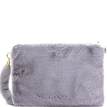 PPC5582-LP Faux-Fur Large Clutch