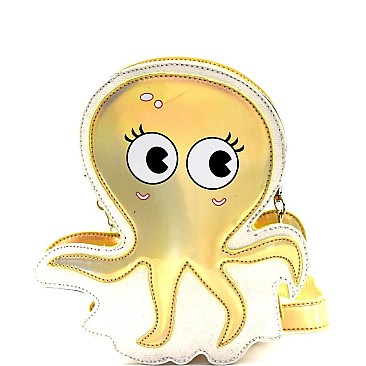 PPC5623-LP Octopus Figure Fun Novelty Cross Body