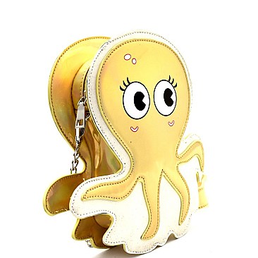 PPC5623-LP Octopus Figure Fun Novelty Cross Body