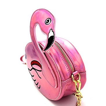 PPC5625-LP Flamingo Theme Novelty Cross Body Pink