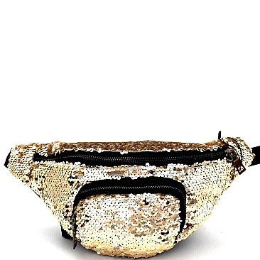 Sequin Embellished Fashion Fanny Pack  MZ-PL0303