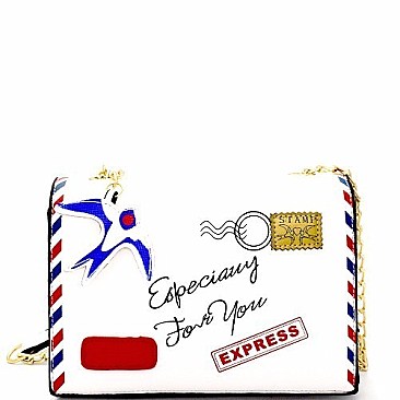 PPC5785-LP Mail Envelope Theme Novelty Shoulder Bag
