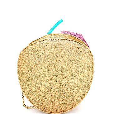 Unique Coconut Theme Vintage Novelty Cross Body
