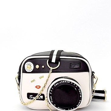 Vintage Camera Theme Cross Body