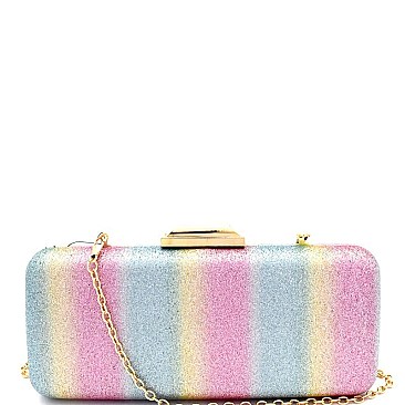 Multi-Color Glittery Hard Frame Clutch MH-PPC6267