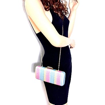 Multi-Color Glittery Hard Frame Clutch MH-PPC6267