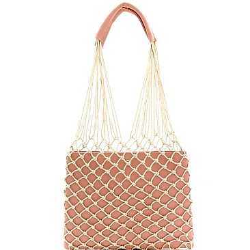 Unique Net Cutout 2 in 1 Hobo Camel MH-PPC6432