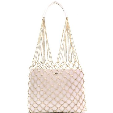 Unique Net Cutout 2 in 1 Hobo Camel MH-PPC6432