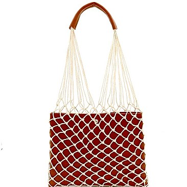 Unique Net Cutout 2 in 1 Hobo Camel MH-PPC6432