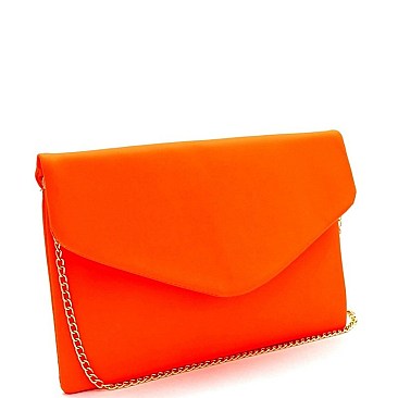 STYLISH NEON ENVELOPE CLUTCH