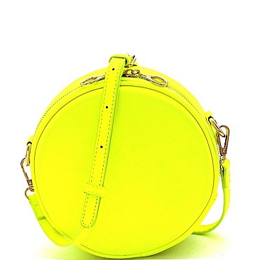 ROUND NEON CROSS BODY BAG