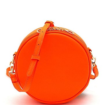 ROUND NEON CROSS BODY BAG