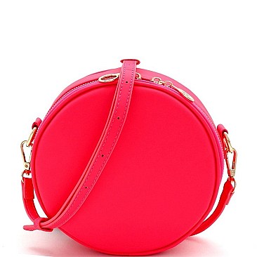 ROUND NEON CROSS BODY BAG