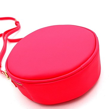 ROUND NEON CROSS BODY BAG