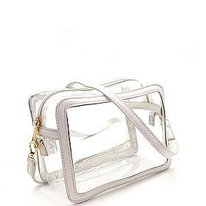 Transparent Clear Boxy Shoulder Bag