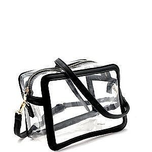 Transparent Clear Boxy Shoulder Bag