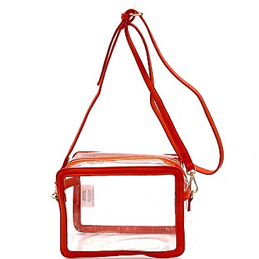 Transparent Clear Boxy Shoulder Bag