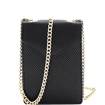 LIZARD CROSS BODY CELLPHONE HOLDER
