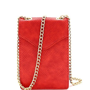 LIZARD CROSS BODY CELLPHONE HOLDER