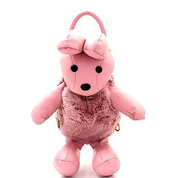 Bunny Doll Convertible Messenger & Backpack MH-PP6760