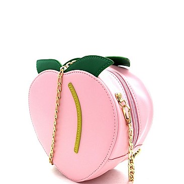 Unique Peach Theme Novelty Cross Body