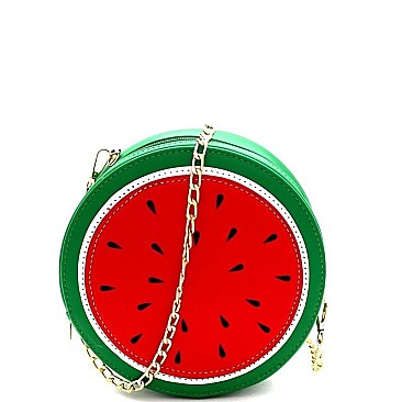 Unique Watermelon Theme Novelty Cross Body