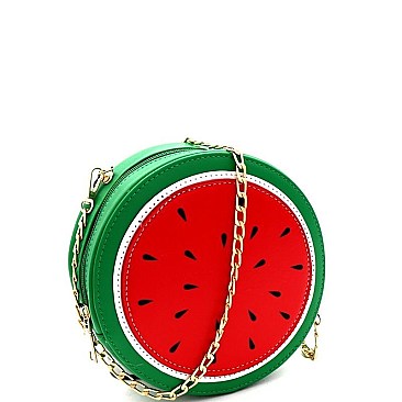 Unique Watermelon Theme Novelty Cross Body