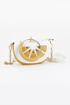 Lemon Slice Chain Cross Body