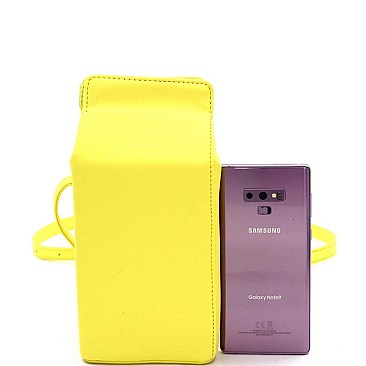 NOVELTY PURE MILK CARTON CROSS BODY