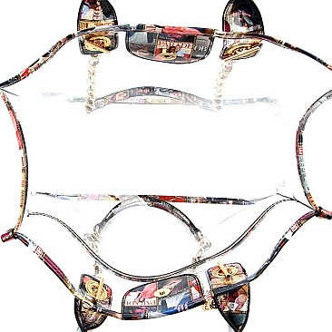 Michelle Obama Trendy Style 2 in 1 Transparent Clear Satchel