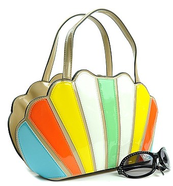 AMAZING QUALITY BOXY FRAME MULTI COLOR SATCHEL