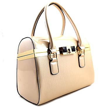 Patent Boutique Boxy Flap-top Satchel PT904-LPU