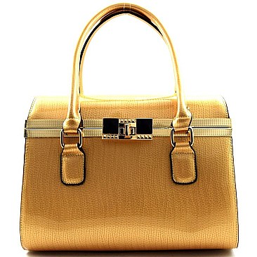 Patent Boutique Boxy Flap-top Satchel PT904-LPU