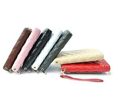 Quilted Tassel Wallet