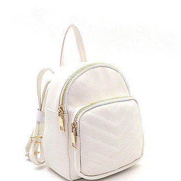 Chic Chevron Quilted Fashion Mini Backpack MH-QV1001M