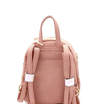 Chic Chevron Quilted Fashion Mini Backpack MH-QV1001M