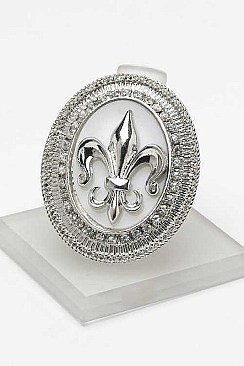 Grand Fleur de Lis Stretch Ring LAR1005