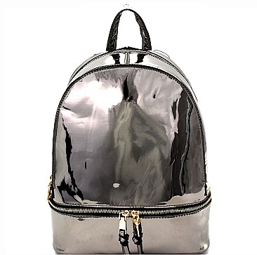 R9509-LP Metallic Multi-Compartment Fashion Backpack