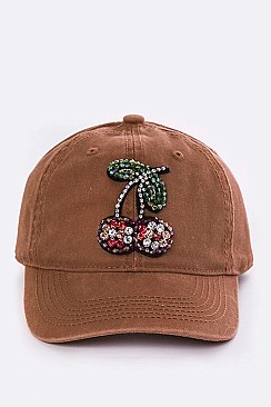 Crystal Cherry Iconic Washed Cap EMH8647J