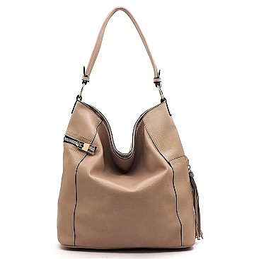 Fashion Zipper Shoulder Bag Hobo
