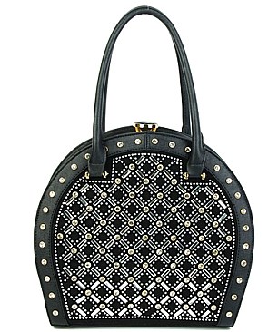 Dome Box Shaped Rhinestone Embellished Purse MH-S818