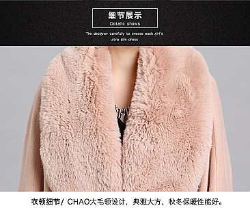 Winter Warm Poncho Cashmere Shawl Cape With Fur