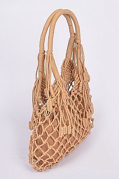 Cotton Crochet Summer Bag