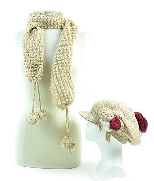 High Quality HAT AND SCARF SET
