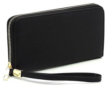 BLACK WALLET PLAIN WHOLESALE