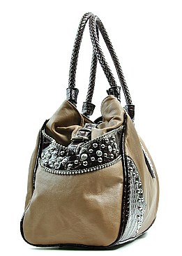 Western Fleur De Lis Rhinestone shoulder Bag TN