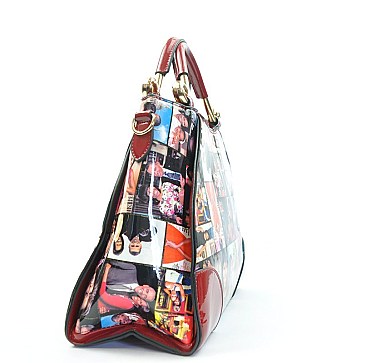 Obama Metal Handle Satchel Handbags