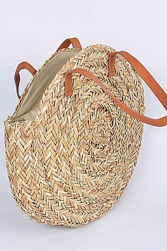 Raffia Spiral Large Tote