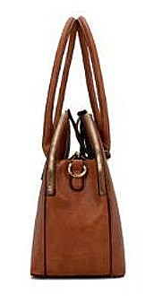 Round Shape Triple Compartment Satchel Bag